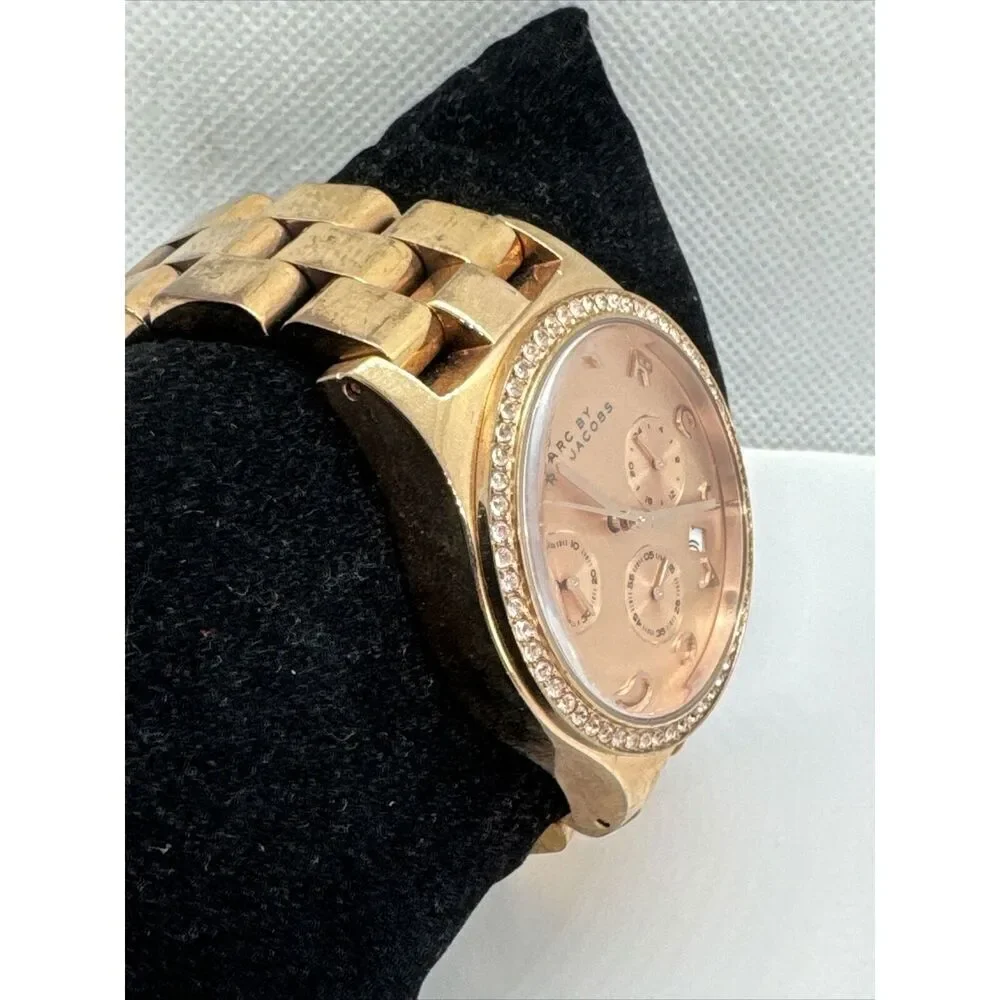 Marc Jacobs Henry MBM3118 Womens Stainless Steel Analog Dial Quartz Watch JNA708